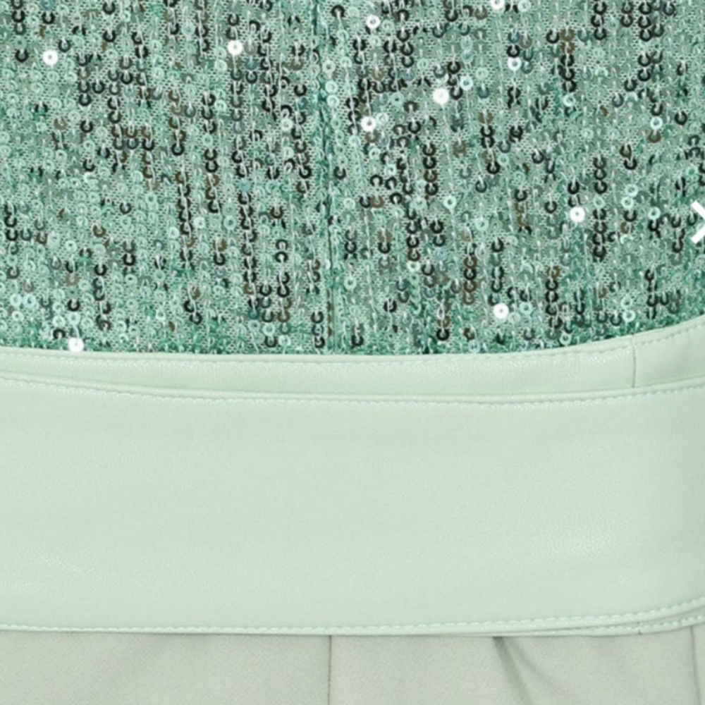 Lavish Alice Sequin Feather Trim Midi - Picture 5 of 15